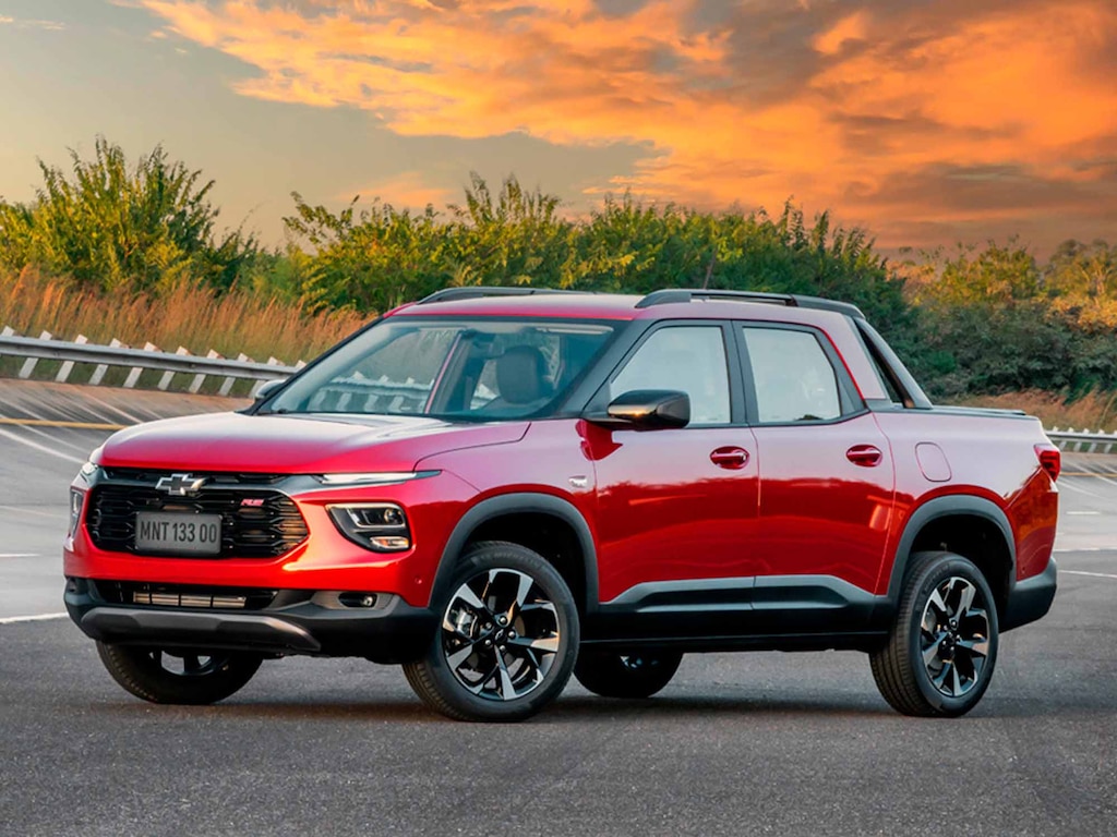 Design exterior da picape Chevrolet Montana RS